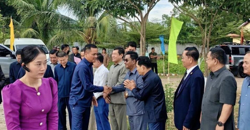 ឯកឧត្តម ឧត្តមសេនីយ៍ឯក មាស ស៊ីផាន អញ្ជើញចូលរួមក្នុង" ពិធីសម្ភោធដាក់ឲ្យប្រើប្រាស់ជាផ្លូវការអគារសិក្សានិងសមិទ្ធផលនានារបស់អង្គការកុមារកម្ពុជារីករាយ"